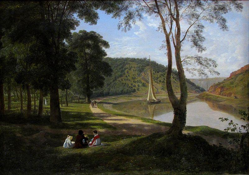 Francis Danby View of the Avon Gorge oil painting image